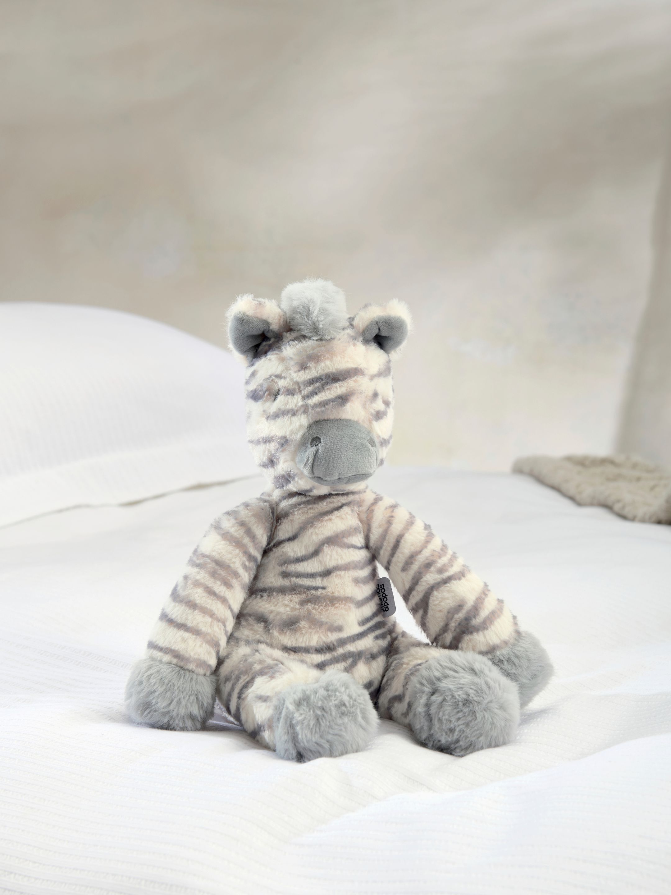 Keepsake Gift Set - Seed Muslin Blanket with Ziggy Zebra Soft Toy, Muslin Squares & Blue Imprint Tin image number 10